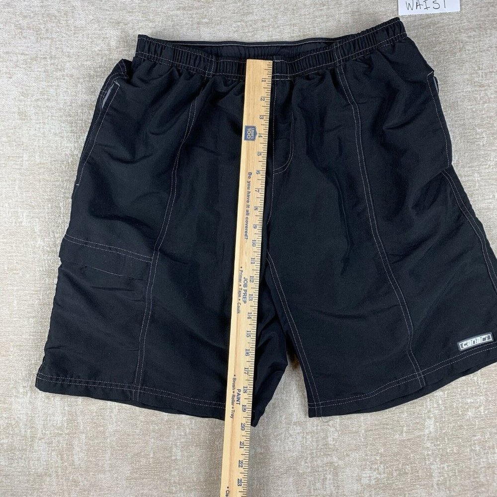 Canari Cycling Shorts Mens Size Large Padded Stash Pocket Gym - Picture 16 of 16